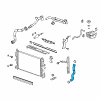 OEM 2015 Chevrolet Cruze Upper Hose Diagram - 23116444