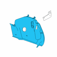 OEM 2006 Chrysler PT Cruiser Panel-Cargo Compartment Diagram - XC24BDAAA