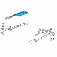 OEM 2015 Chevrolet Equinox Heat Shield Diagram - 25792425