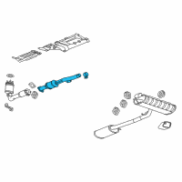 OEM GMC Center Pipe Diagram - 20900543