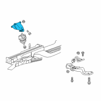 OEM 2013 Cadillac CTS Bracket-Engine Mount Diagram - 15234762