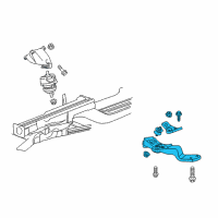 OEM Cadillac CTS Transmission Mount Diagram - 20774891