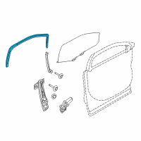 OEM 2014 Ford Explorer Run Channel Diagram - BB5Z-7821596-B