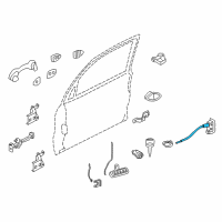 OEM 2007 Ford Escape Cable Diagram - 6L8Z-78221A00-AA