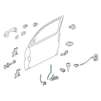 OEM 2006 Mercury Mariner Control Rod Diagram - 6L8Z-7822135-A