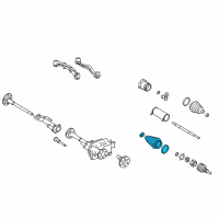 OEM 2004 Hummer H2 Outer Boot Diagram - 15868188