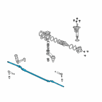 OEM 2006 GMC Yukon Rod Kit, Steering Linkage Relay Diagram - 19149619