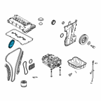 OEM 2012 Kia Forte Sprocket-Exhaust Camshaft Diagram - 2422125000