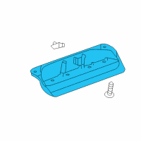 OEM 2017 Chevrolet Sonic High Mount Lamp Diagram - 96830999