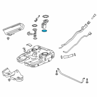 OEM Cadillac XT5 Fuel Pump Assembly Seal Diagram - 84082487
