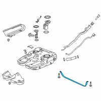 OEM 2021 Chevrolet Traverse Tank Strap Diagram - 84056805