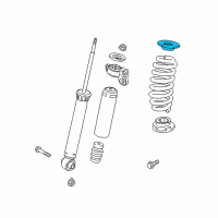 OEM 2022 Cadillac XT4 Upper Spring Insulator Diagram - 84094298