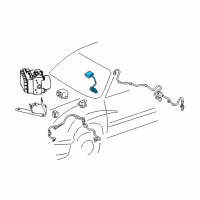 OEM 2007 Toyota Land Cruiser Steering Sensor Assembly Diagram - 89245-33010