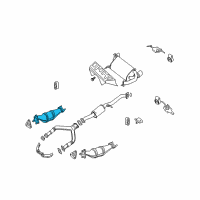 OEM 2008 Nissan 350Z Three Way Catalytic Converter Diagram - B08B2-EV50B