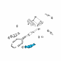 OEM Nissan 350Z Three Way Catalytic Converter Diagram - B08B3-EV50B