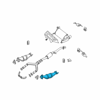 OEM 2009 Nissan 350Z Three Way Catalytic Converter Diagram - B08B3-EV50B