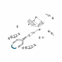 OEM Infiniti Mounting Assy-Exhaust Diagram - 20711-EV00A