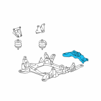 OEM Cadillac STS Transmission Mount Diagram - 25771880