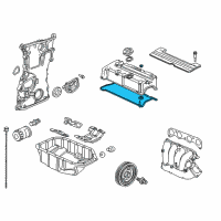 OEM 2006 Honda CR-V Gasket Set, Head Cover Diagram - 12030-RTA-000