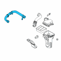 OEM 2016 Ford Fiesta Vent Hose Diagram - G2BZ-9F788-A