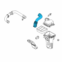 OEM 2016 Ford Fiesta Air Duct Diagram - C1BZ-9C623-C