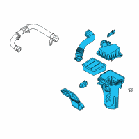 OEM 2017 Ford Fiesta Air Cleaner Assembly Diagram - C1BZ-9600-L