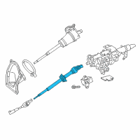 OEM 2018 Lexus LC500h Shaft Assembly, Steering Diagram - 45260-11010