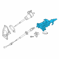 OEM Lexus ES300h Column Assy, Steering Diagram - 45250-33D50