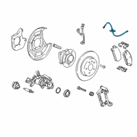 OEM 2016 Chevrolet Cruze Brake Hose Diagram - 39041641