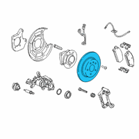 OEM 2016 Buick Cascada Rotor Diagram - 13502137