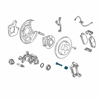 OEM 2016 Chevrolet Sonic Guide Pin Diagram - 13584090