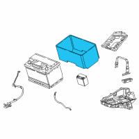 OEM Chrysler Shield-Battery Diagram - 56029799AC