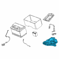 OEM 2020 Chrysler Voyager Tray-Battery Diagram - 68226079AD