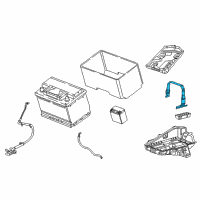 OEM Strap-Battery Diagram - 68269573AC