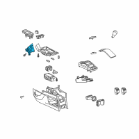 OEM Lexus RX350 Housing Sub-Assy, Position Indicator (For Floor Shift) Diagram - 35907-0E030-C0