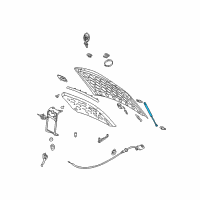 OEM 2003 Cadillac DeVille Strut Rod Diagram - 25660327