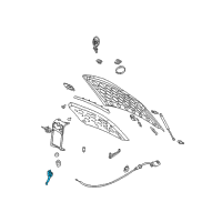 OEM 2004 Cadillac DeVille Latch Diagram - 25771540