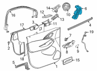 OEM 2017 Buick Envision Adjuster Switch Diagram - 22926446