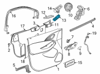 OEM Chevrolet Trailblazer Window Switch Diagram - 84699725