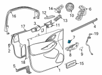 OEM Buick Encore GX Lock Switch Diagram - 39187988