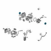 OEM Cadillac Axle Seal Diagram - 20986535