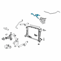 OEM 2002 Lincoln LS Overflow Hose Diagram - XW4Z-8C289-AA