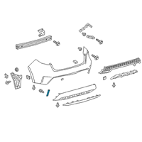 OEM 2022 Toyota Corolla Reflector Diagram - 81910-02200