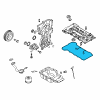 OEM 2016 Kia Forte Gasket-Rocker Cover Diagram - 224412E000