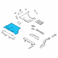 OEM Nissan Altima FLOOR RE FRONT Diagram - 74512-9HF0A