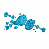 OEM 2019 Chevrolet Camaro Differential Assembly Diagram - 84637774