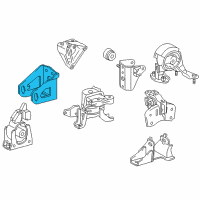 OEM 2013 Toyota Prius V Front Bracket Diagram - 12311-37090