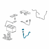 OEM 2010 Chevrolet Camaro Positive Cable Diagram - 22886822