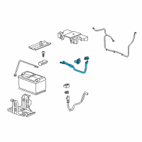 OEM Chevrolet Camaro Negative Cable Diagram - 92241442