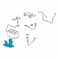 OEM 2013 Chevrolet Camaro Tray, Battery Diagram - 22765899